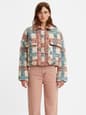 Levi's® Hong Kong Made & Crafted® Women's Sherpa Field Jacket - A03330000 10 Model Front